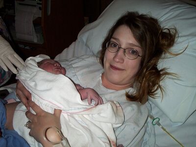 The first time Mommy held me