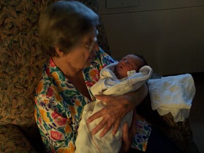 Great Grandma Bo and I