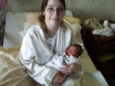 Mommy and I…boy I sure look better than Mommy!