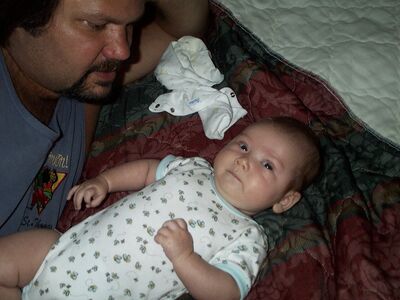 Daddy and me