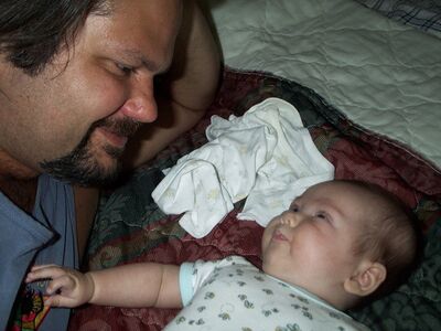Daddy and me