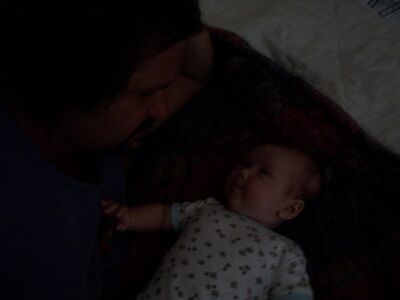 Daddy and me (no flash)