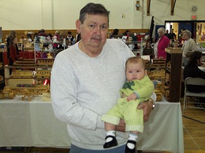 Grandpa Bill holding me