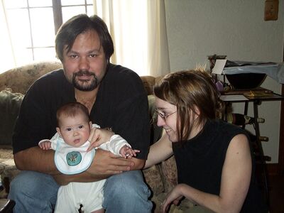 Mommy, Daddy and I (lousy pic)
