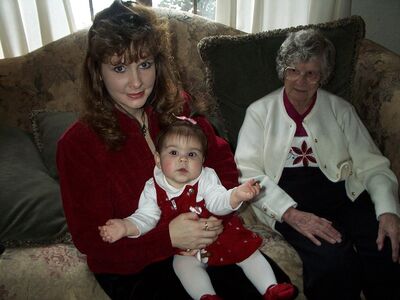 Aunt Tuni, Great Grandma Bo and Elise