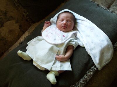 Me in my cute green dress