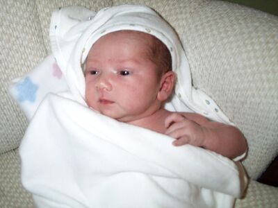 Me all wrapped up in a towel