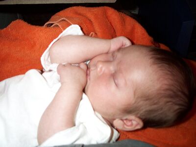 Me sleeping