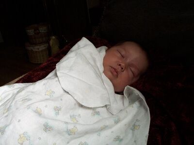 Me all wrapped up in blankets