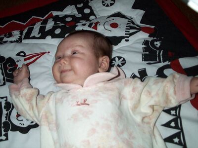 Me on the playgym smiling (cute)