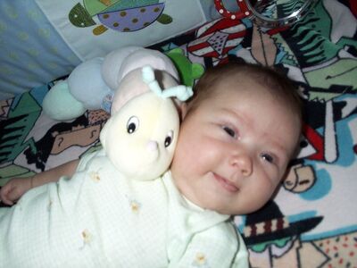 Me smiling