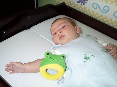 Me in my frog outfit with frog