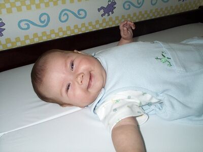 Me in my frog outfit smiling
