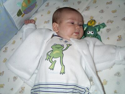 Me in frog outfit