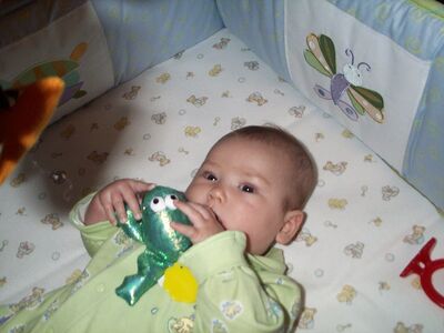 Me in green frog outfit