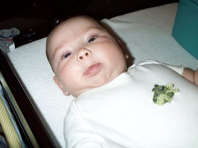 Me in frog onesie
