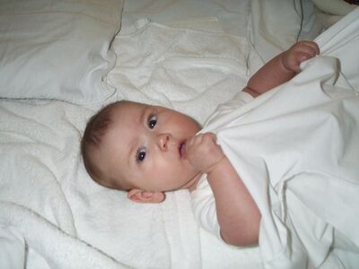 Me with towels