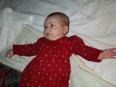 Me in cute red dress