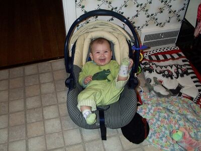 Me in frog sweater