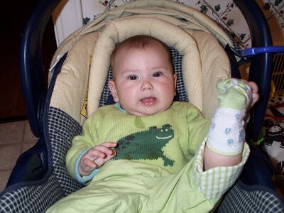 Me in frog sweater