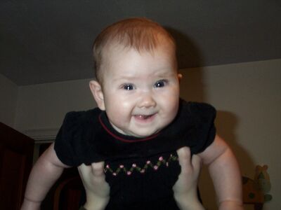 Cute pic of me in black outfit smiling