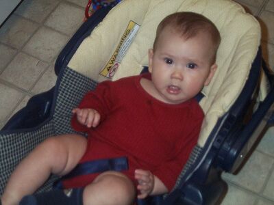 Me in red onesie