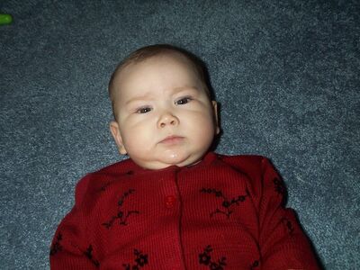 Me in red sweater
