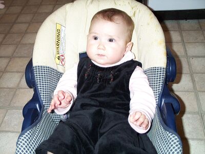 Me in my carseat