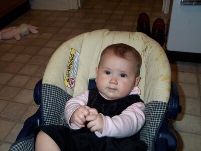 Me in my carseat