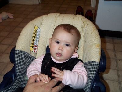 Me getting my tummy tickled