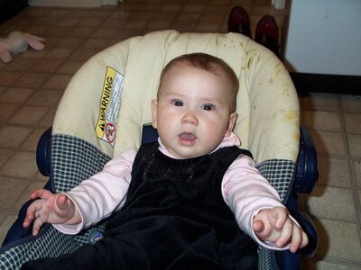 Me in my carseat