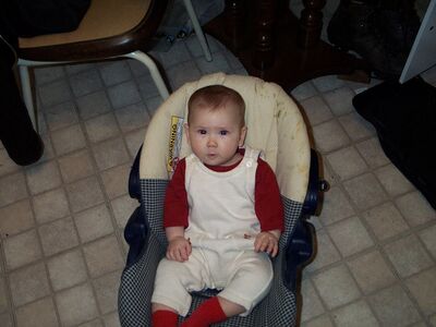 Me in my carseat