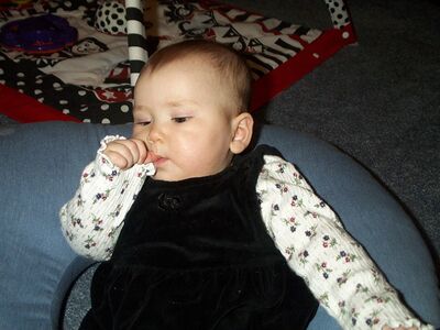 Me sucking my thumb