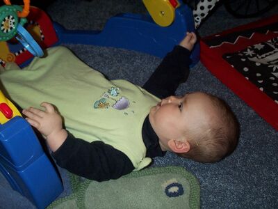 Me in green frog outfit