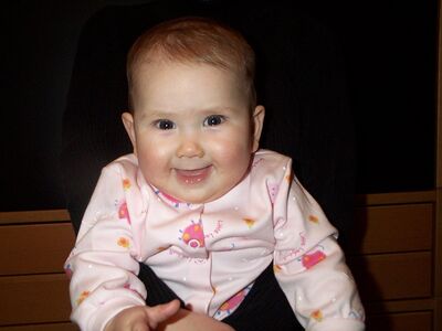 Me smiling in ladybug outfit (cute!)
