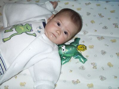 Me in frog outfit (cute)
