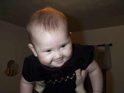 Cute pic of me in black outfit smiling