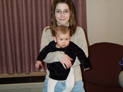 Mommy and Me in the hotel