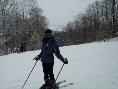 Mommy on the slope