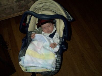 Me asleep with Frogmorten