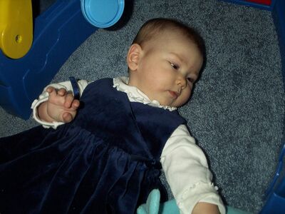 Me in my blue dress