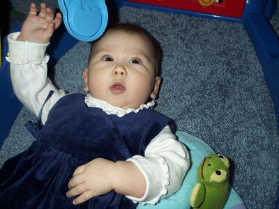 Me in my blue dress