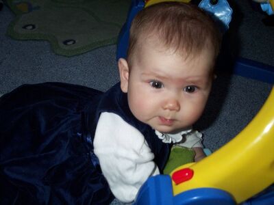 Me in my blue dress