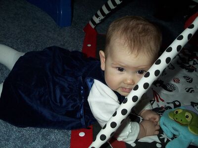 Me in my blue dress