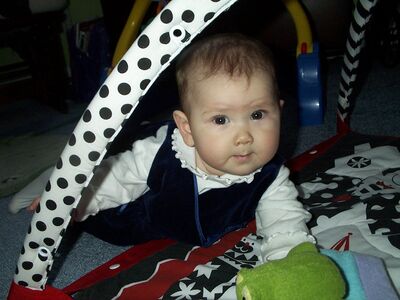 Me in my blue dress