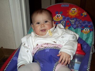 Me eating crackers