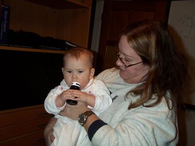 Grandma Diane holding me