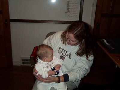 Grandma Diane holding me