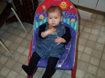 Me in frog overalls